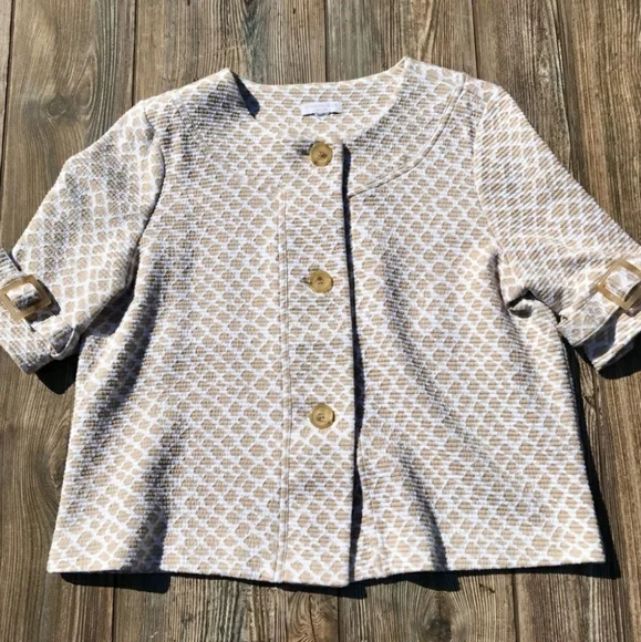 Charter Club women's petite blazer size large petite. - Picture 3 of 10